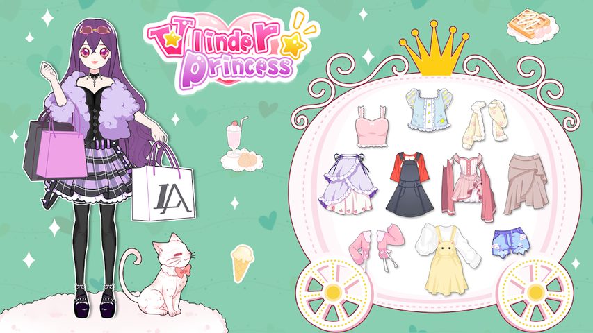 Screenshot 2: Vlinder Princess Dress up game