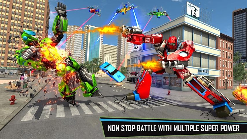 Captura 2: Batalla de Drones, Robots y Coches