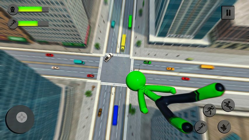 Screenshot 9: Flying Stickman Rope Hero Game