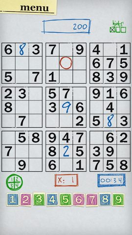 Screenshot 1: Sudoku - Number Puzzle Game
