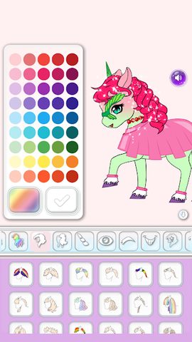 Screenshot 1: Chibi Unicorn Games for Girls
