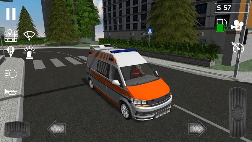 Screenshot 1: Emergency Ambulance Simulator