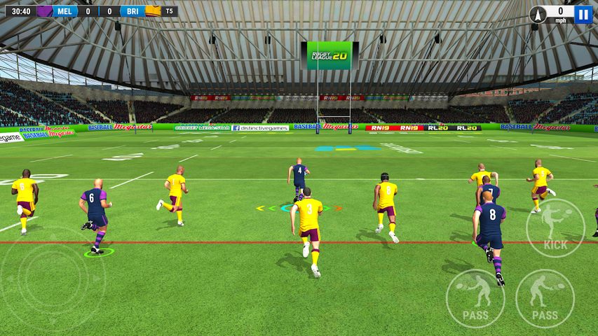 Captura 1: Liga de Rugby 20