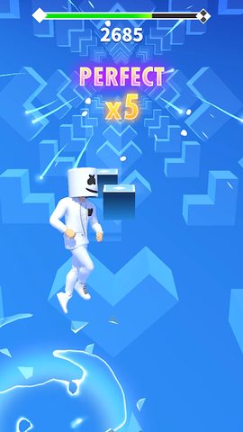Captura 1: Baile musical de Marshmello