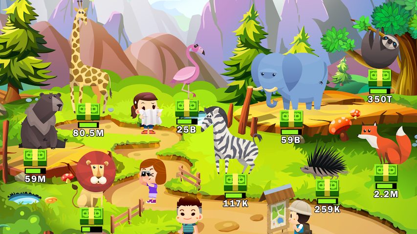 Captura 1: Aventuras en el Zoológico Idle