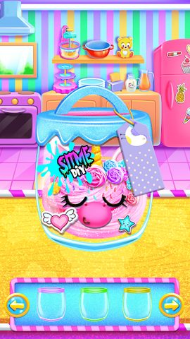 Screenshot 2: Rainbow Glitter Slime Maker