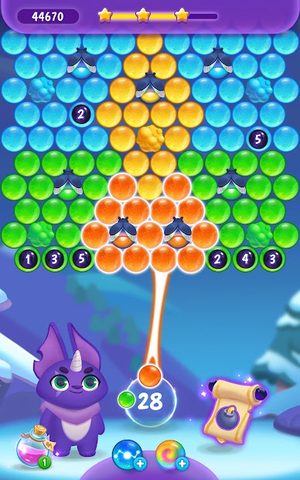 Screenshot 1: Bubblings - Bubble Shooter