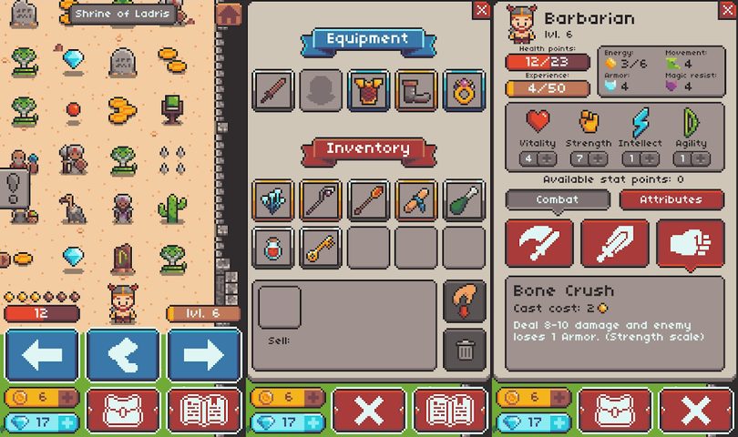 Captura 8: Eternis Heroes: Roguelike RPG