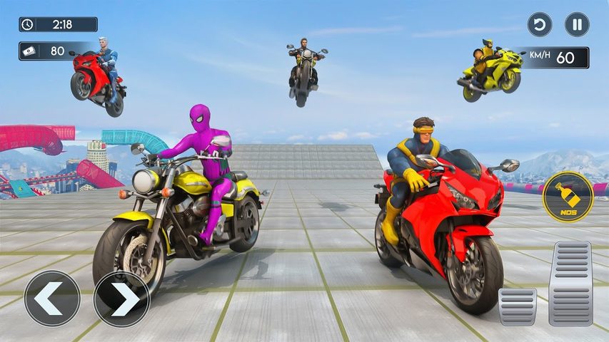 Screenshot 12: Superhero Bike Stunt 3D Games
