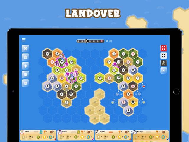 Screenshot 5: Landover - A Hex-Board Strategy Game