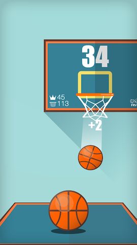 Captura 4: Baloncesto FRVR - Tiro de dunk