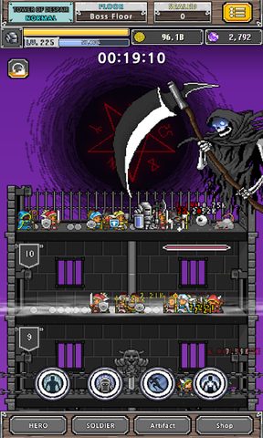 Screenshot 1: Dot Heroes Ⅱ :Nonstop RPG
