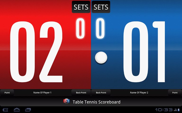 Screenshot 3: Table Tennis Scoreboard