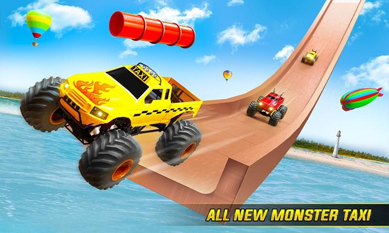 Captura 3: Acrobacias de Taxi en Mega Rampa