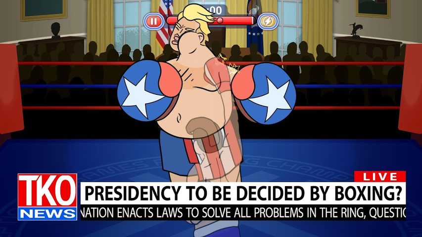 Captura 1: Election Year Knockout - 2020 Punch Out Boxing
