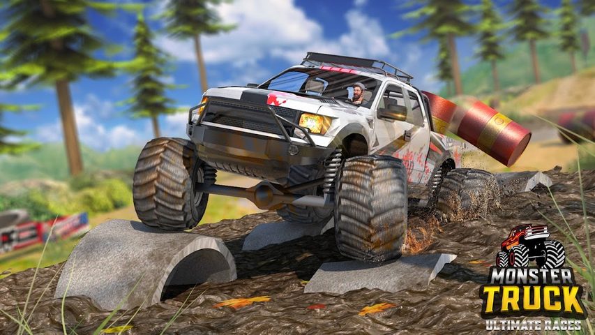 Screenshot 1: Monster Trucks Ultimate Races