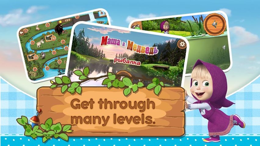 Screenshot 3: Masha and the Bear: Fishing