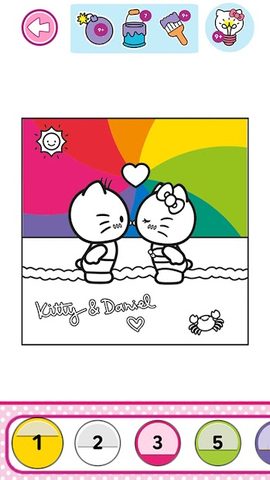 Captura 3: Hello Kitty: Diversión con Colores