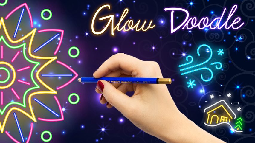 Screenshot 15: Glow Doodle Art - Color & Draw
