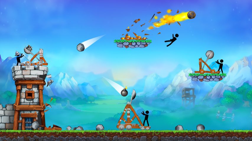 Screenshot 14: The Catapult - Stick man Throw