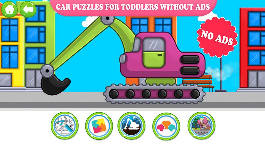 Captura 1: Puzzles de Vehículos para Niños