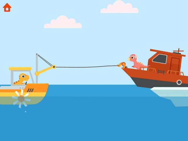 Screenshot 9: Dinosaur Patrol Boat: for kids