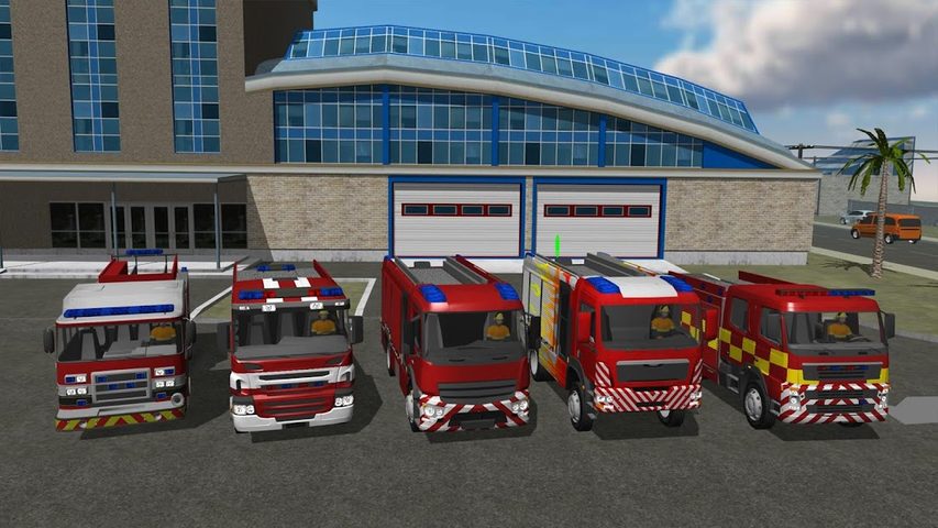 Screenshot 1: Fire Engine Simulator