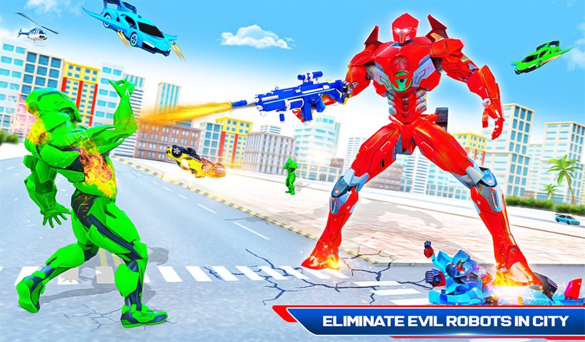 Screenshot 10: Robot Shark Attack: Transform Robot Shark Games