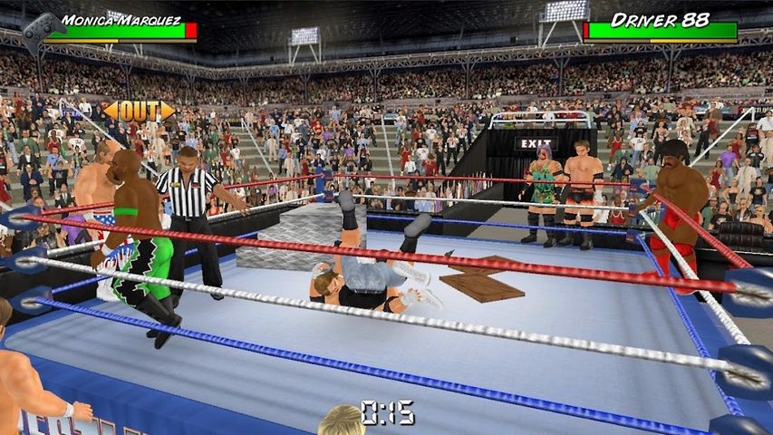 Captura 17: La experiencia de lucha libre