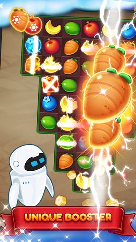Screenshot 4: My Juice Bar: Match 3 Puzzle Fruit Farm