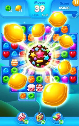 Captura 10: Historia de Explosión de Caramelos