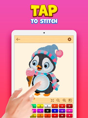 Screenshot 6: Cross Stitch Coloring Blitz