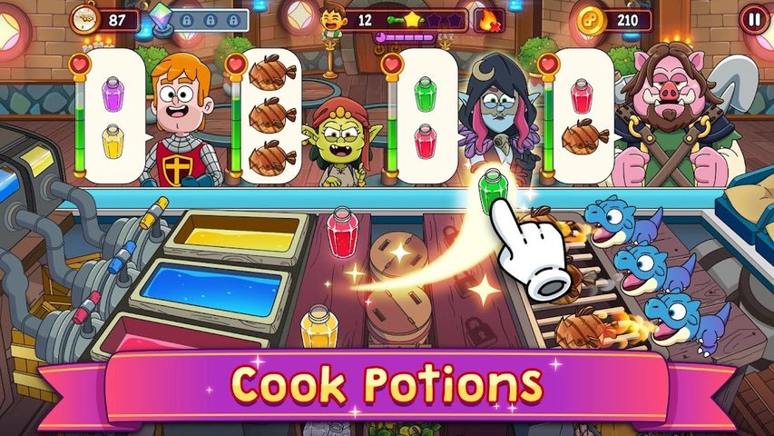 Captura 1: Locura cocinera en un mundo fantástico