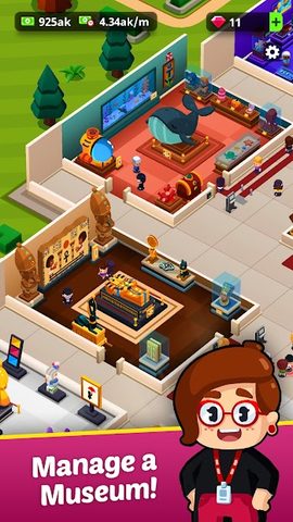 Скриншот 2: Idle Museum Tycoon: Art Empire