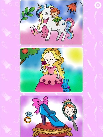 Captura 24: Páginas de Colorear para Princesas