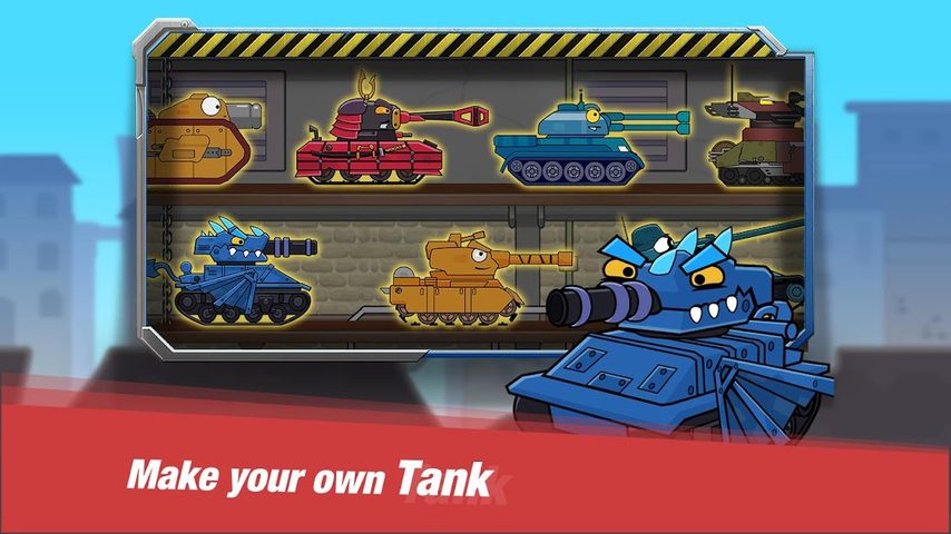 Скриншот 1: Стань танковым героем в этой увлекательной аркадной игре