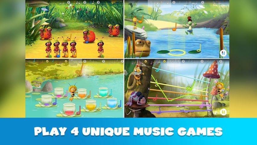 Скриншот 13: Maya The Bee: Music Band Academy for Kids