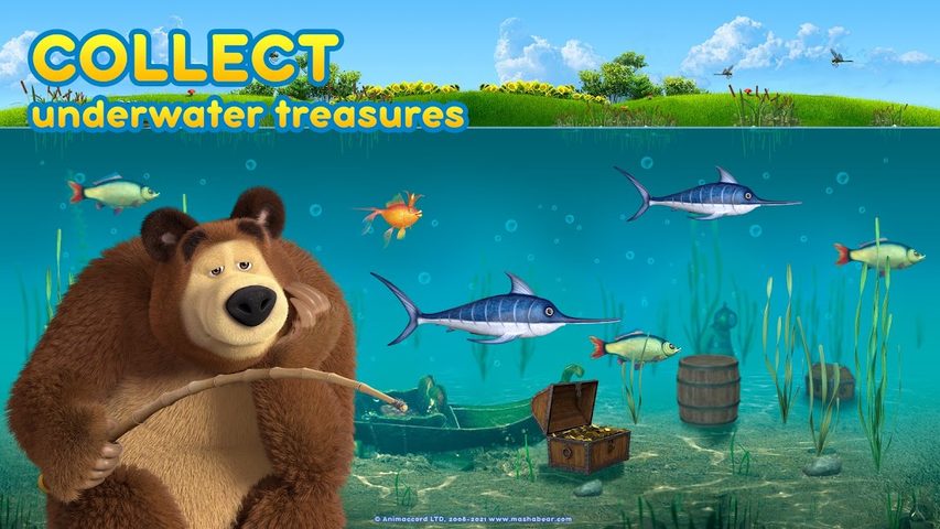 Screenshot 5: Masha and the Bear: Water game