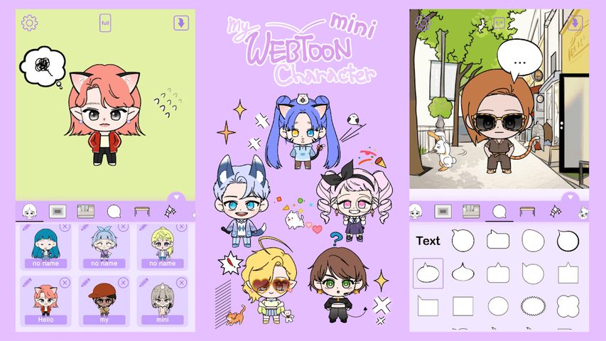 Captura 1: Creación de Personajes K-Pop Webtoon