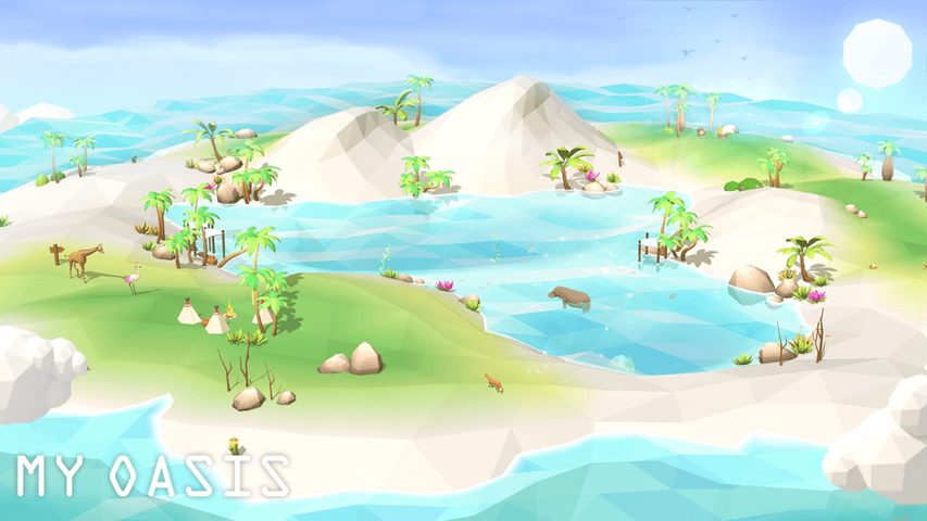 Screenshot 1: My Oasis: Relaxing, Satisfying