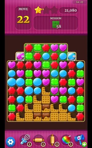 Captura 10: Clásico juego de emparejamiento de galletas