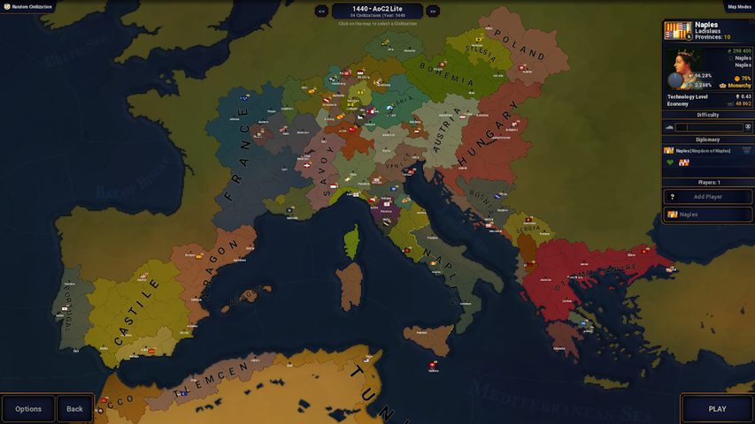 Screenshot 1: Age of History II - Lite