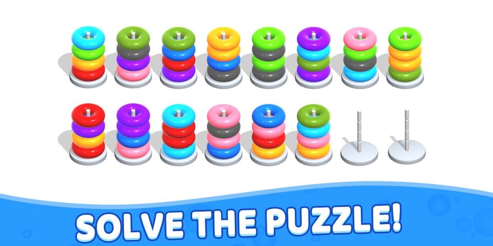 Screenshot 15: Color Hoop Stack - Sort Puzzle