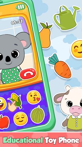Screenshot 1: Baby Toy Phone - Learning game