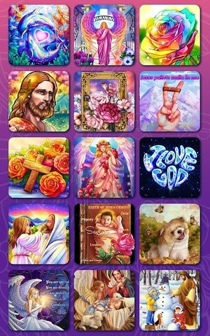 Скриншот 21: Bible Coloring - Paint by Number, Free Bible Games