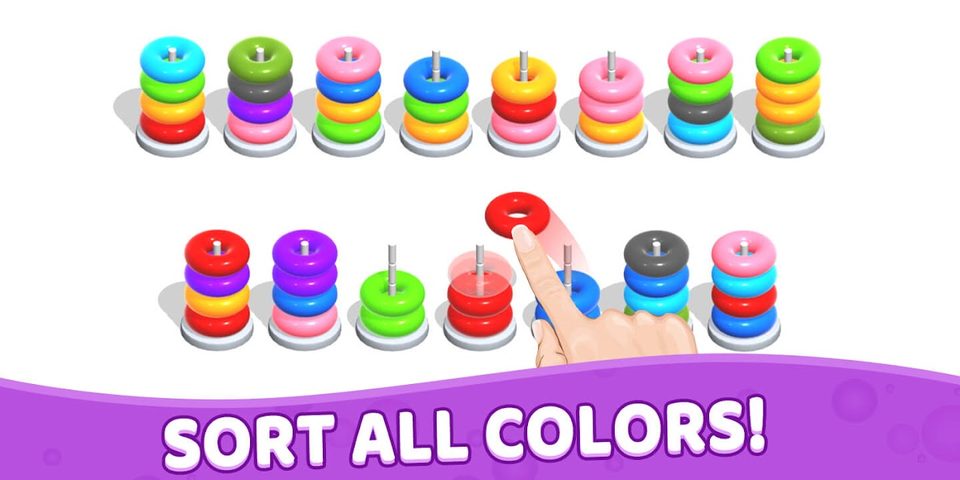 Screenshot 21: Color Hoop Stack - Sort Puzzle