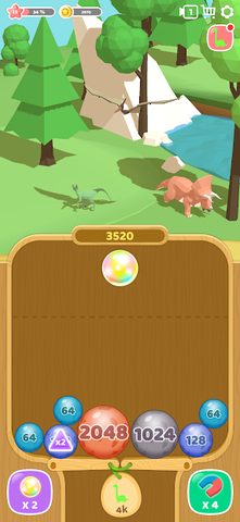Screenshot 2: Dino 2048:Merge Jurassic World