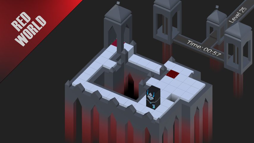 Screenshot 1: Float Block: Bloxorz Puzzle