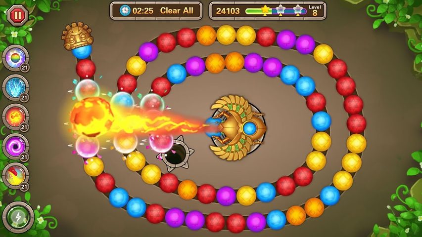 Screenshot 2: Jungle Marble Blast