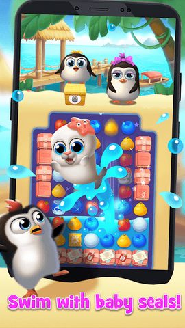 Screenshot 1: Puzzle Penguin Friends